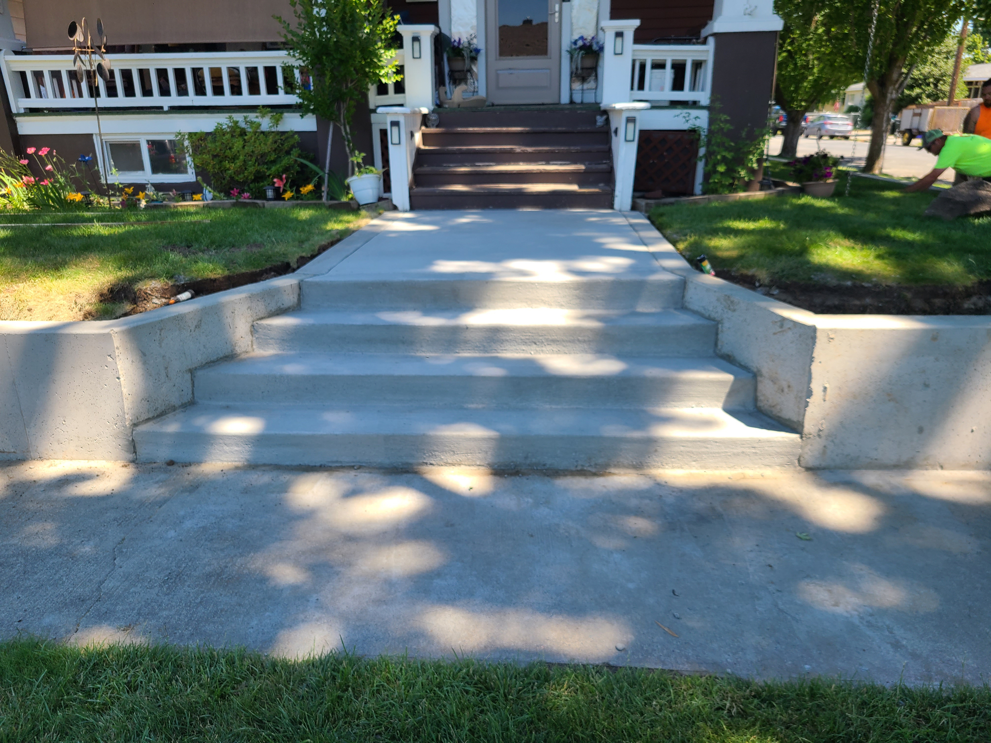 stairs concrete steps affordable concrete solutions clarkston lewiston pullman moscow